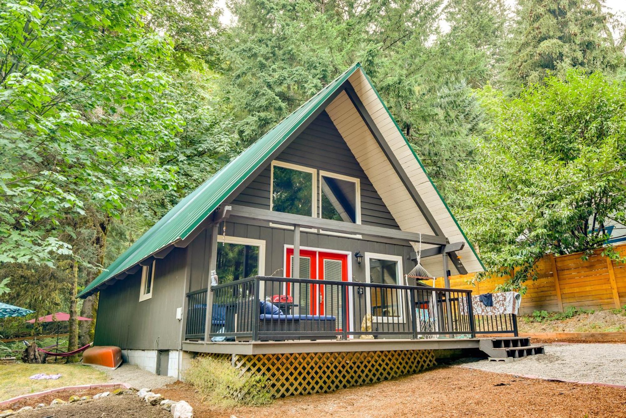 Rustic Cougar Cabin With Wood-Burning Fire Pit! Villa Exterior photo